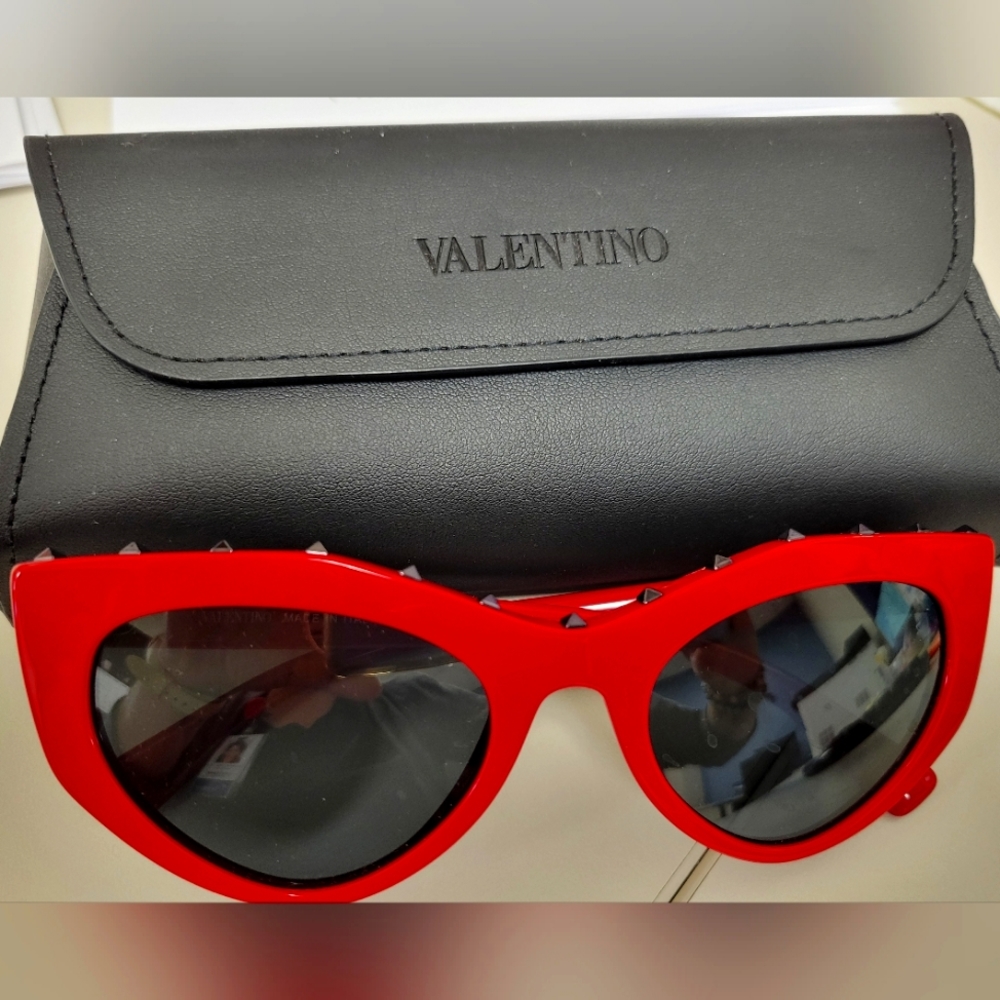 Valentino Studded Cat Eye Sunglasses